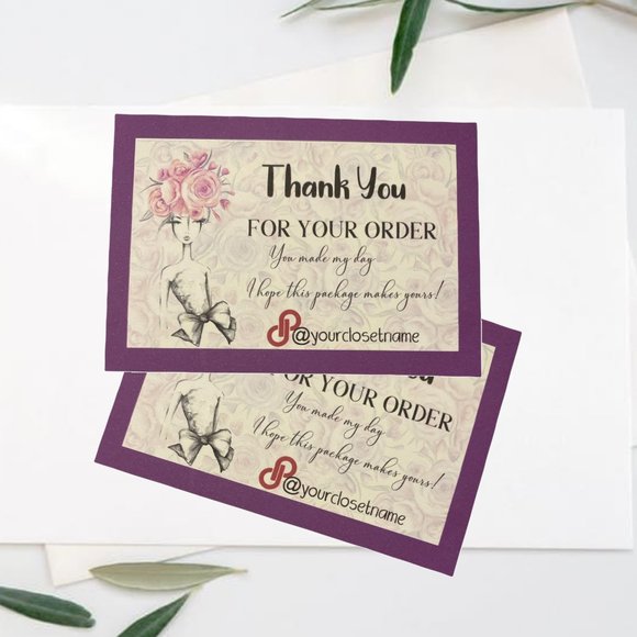 Other - Reseller Small Business Thank You Cards, Boho Cards